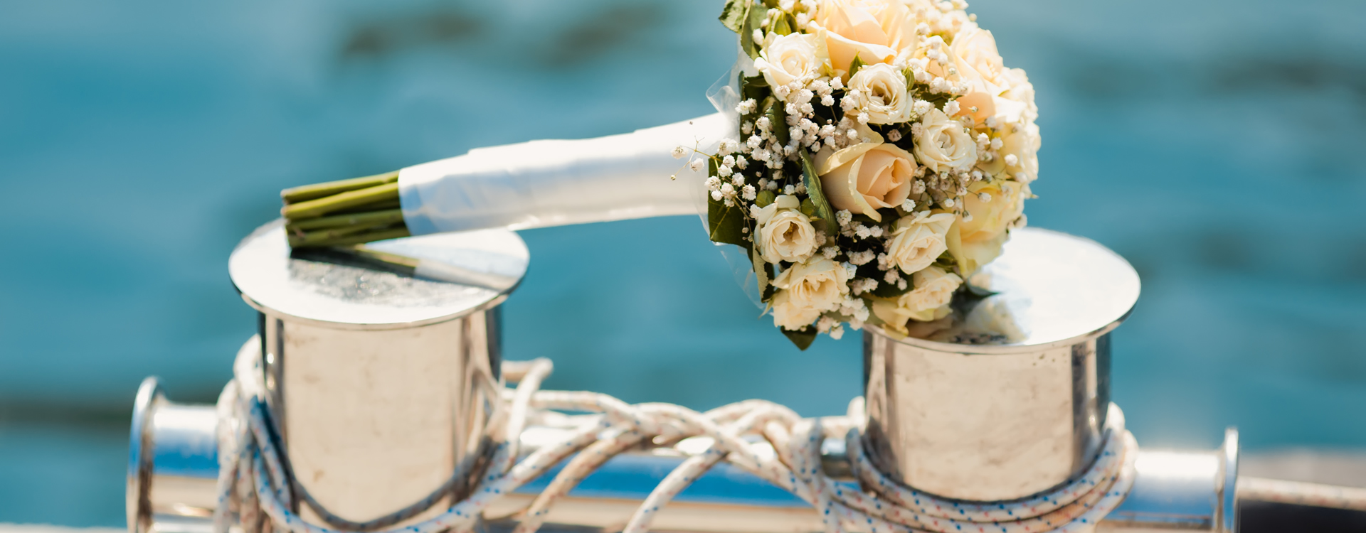 Elegant bouquet of fancy flowers at a rehearsal dinner