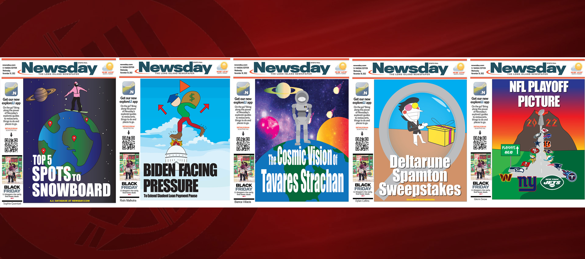Newsday Coveers