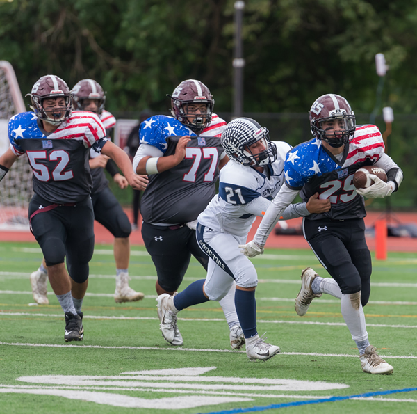NS HS Footbal Team In Action